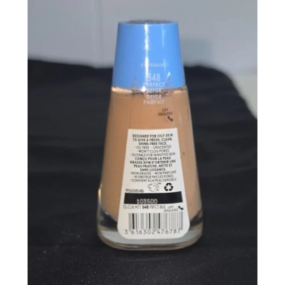 Covergirl Clean Liquid Foundation 548 Perfect Beige - Original Discontinued NEW